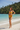Bandeau Bikini Mustard Yellow - 45 degree