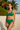 Cross Back Swim Bra Emerald Green - 45