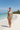 Minimal String Bikini Aqua Blue - Front