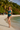Cut Out Swimsuit Deep Teal - 45 Degree
