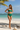 Ruched Bikini Set Emerald Green - 45 Degree