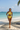 Lemon Yellow Halter Bikini Set - Front