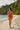 One Piece Swimsuit Sunset Orange - Back