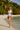 Cut Out Swimsuit White - 45 Degree