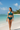 Deep Teal Halter Bikini Set - Lifestyle