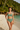 Support Swim Bra Sage Green - Front