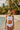 Racerback Swim Bra White - Front