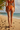 Tie Side Swim Bottom Sunset Orange - Back