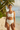 Cross Back Swim Bra Ivory - Front