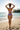 Ribbed Bikini Set in Lavender – Back view