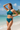 Deep Teal Halter Bikini Set - Front