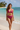 Berry Pink Halter Bikini Set - Front
