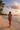 Ribbed Bikini Set in Sunset Pink – Back view