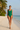 One Piece Swimsuit Emerald Green - Front