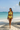 Lemon Yellow Halter Bikini Set - Lifestyle