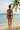Classic Triangle Bikini Set in Ocean Blue – Back view