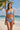 Ribbed Bikini Set in Sky Blue – Front view