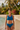 Racerback Swim Bra Aqua Blue - Front
