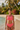 Racerback Swim Bra Coral Pink - Front