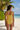 Square Neck Swimsuit Lemon Yellow - Back