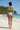 Tie Side Swim Bottom Mint Green - Back