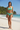 Tie Side Swim Bottom Mint Green - Front