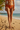 Tie Side Swim Bottom Sunset Orange - Lifestyle