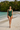 Wrap Swimsuit Forest Green - Front